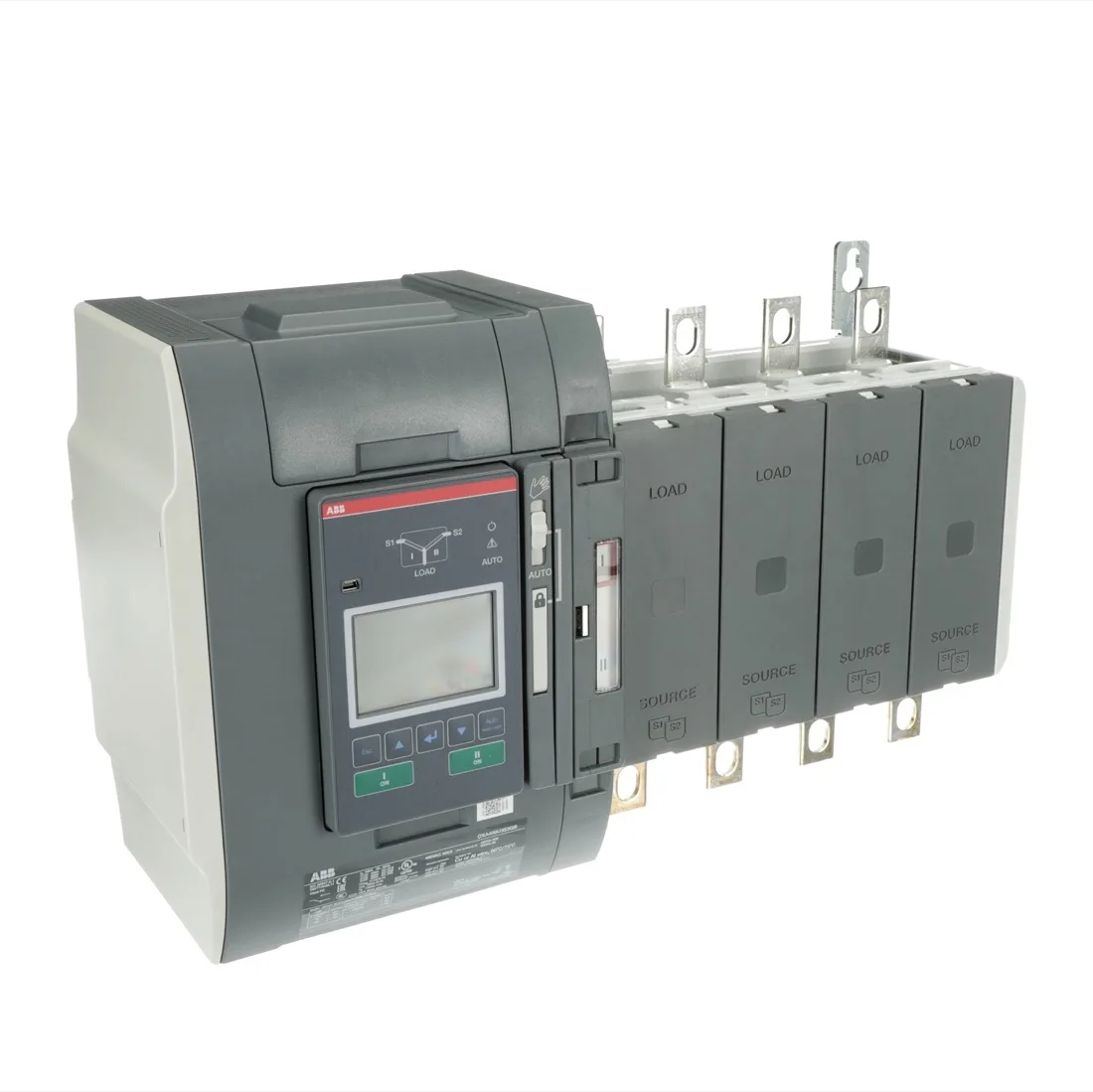 Panel-type all-in-one automatic transfer switch