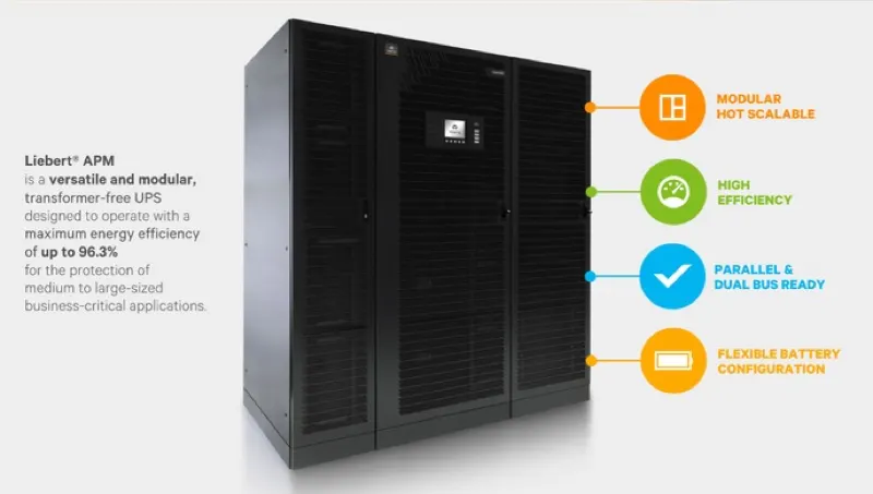 Liebert APM uninterruptible power supply, product photo