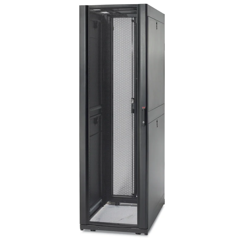 APC NetShelter SX enclosed cabinet, black frame with perforated front door
